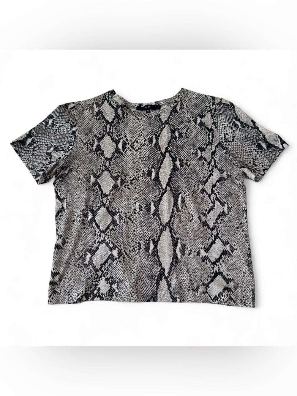 Gucci snakeskin top